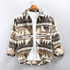 Myles | Camisa llamativa con botones y estampado