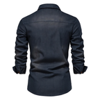 Richard | Camisa clásica de denim de manga larga