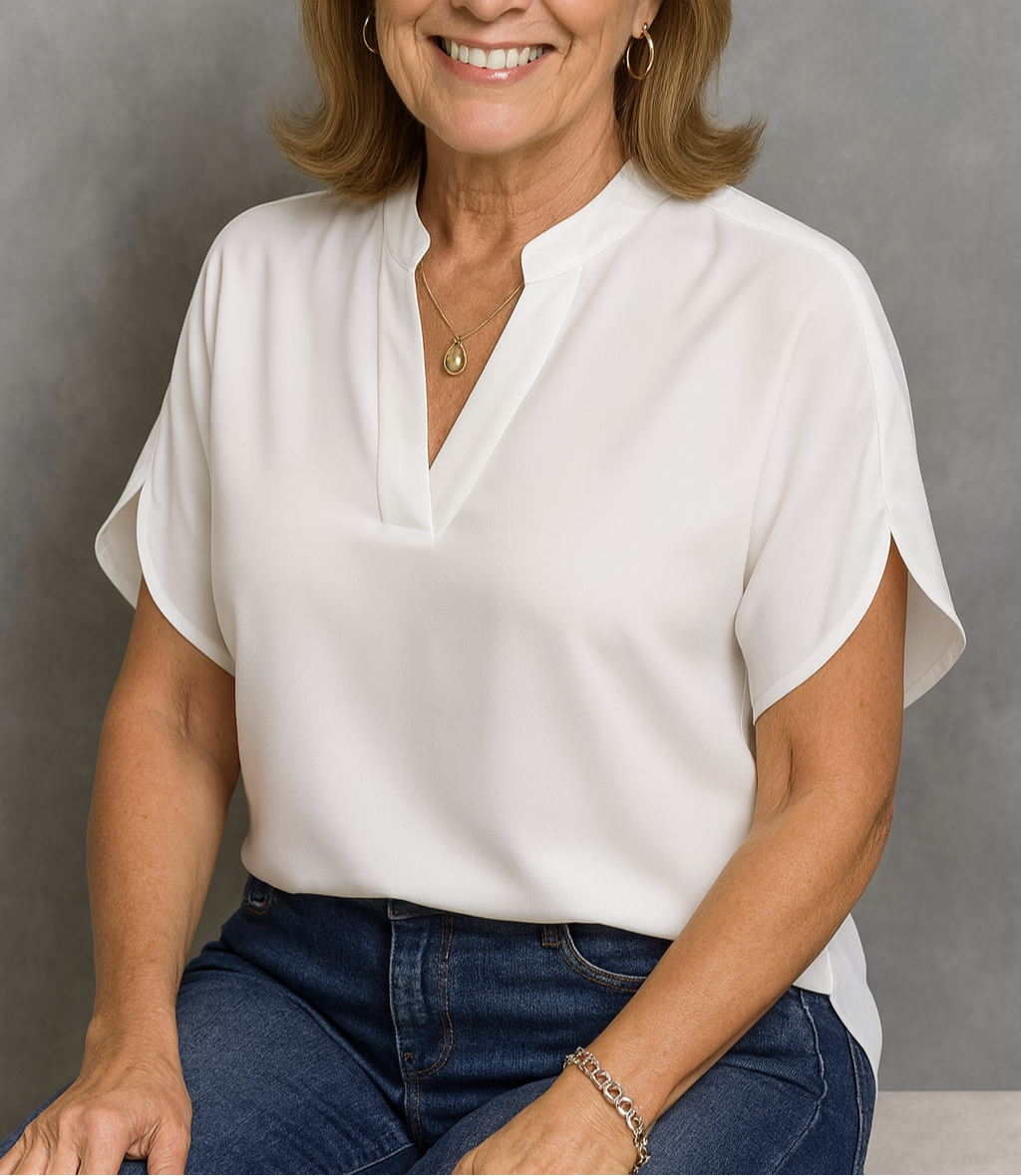 Hailey | Blouse col V sans effort