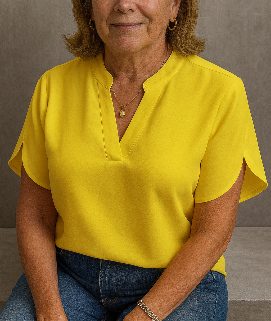 Hailey | Blouse col V sans effort