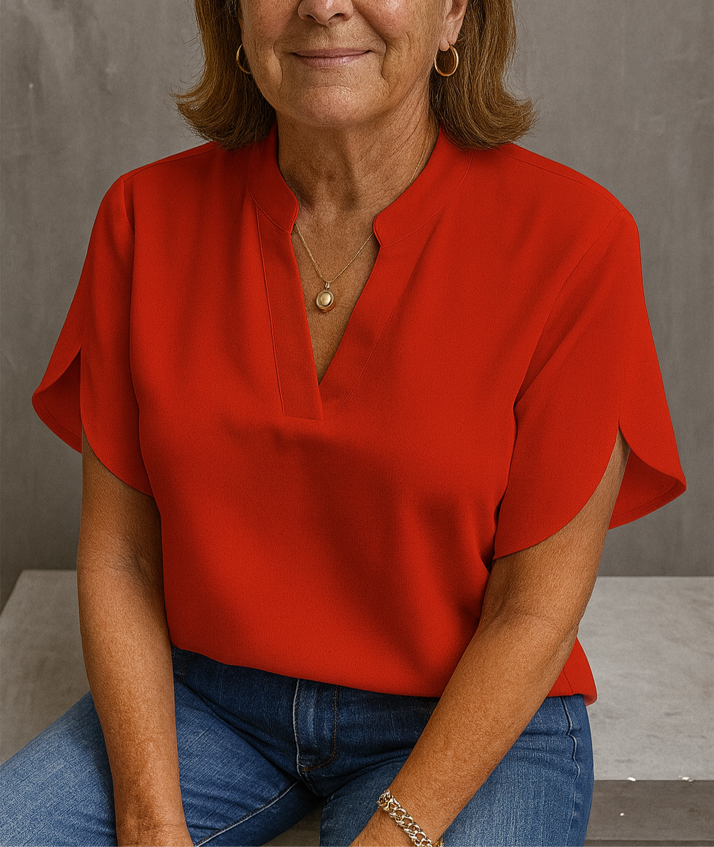 Hailey | Blouse col V sans effort