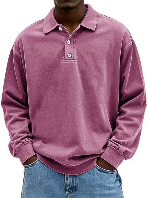 Owen | Polo de manga larga informal elegante