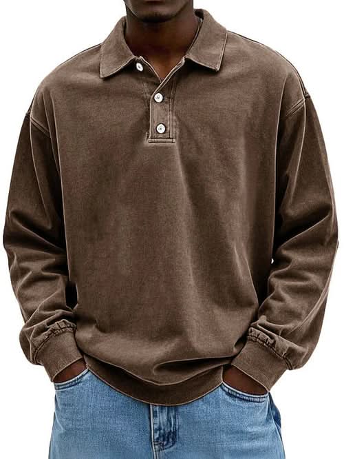 Owen | Polo de manga larga informal elegante