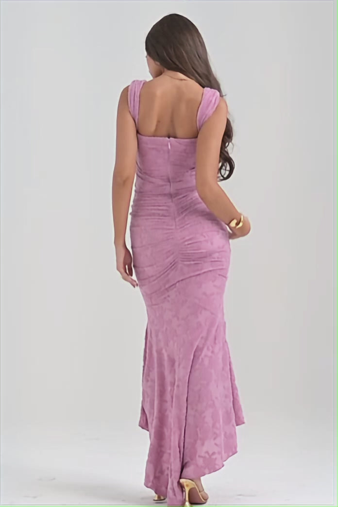 Mozision™ | Backless Floral Maxi Dress