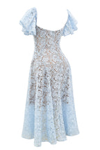 Austen™ | Blue Floral Lace Midi Dress