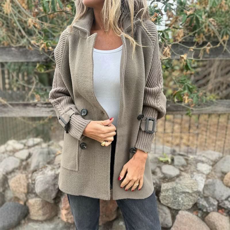 Quinn | Manteau croisé mi-long élégant