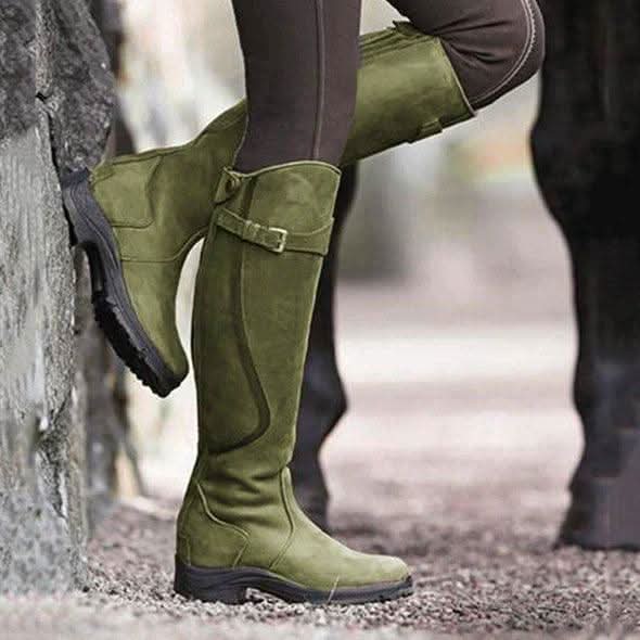 Isla | Botas altas clásicas con hebillas